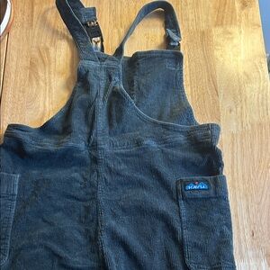KAVU Corduroy Overalls in Dark teal